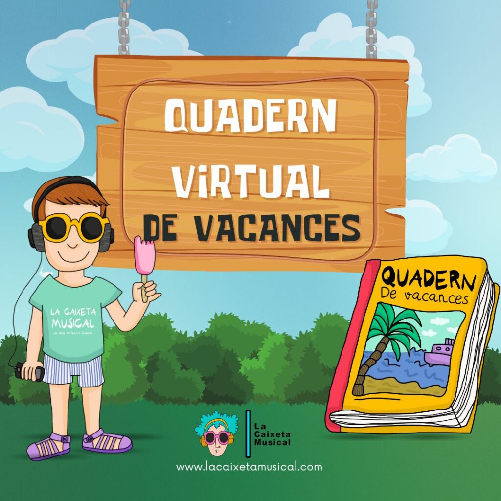 Quadern virtual 2025 amb contingut musical per a totes les edats.