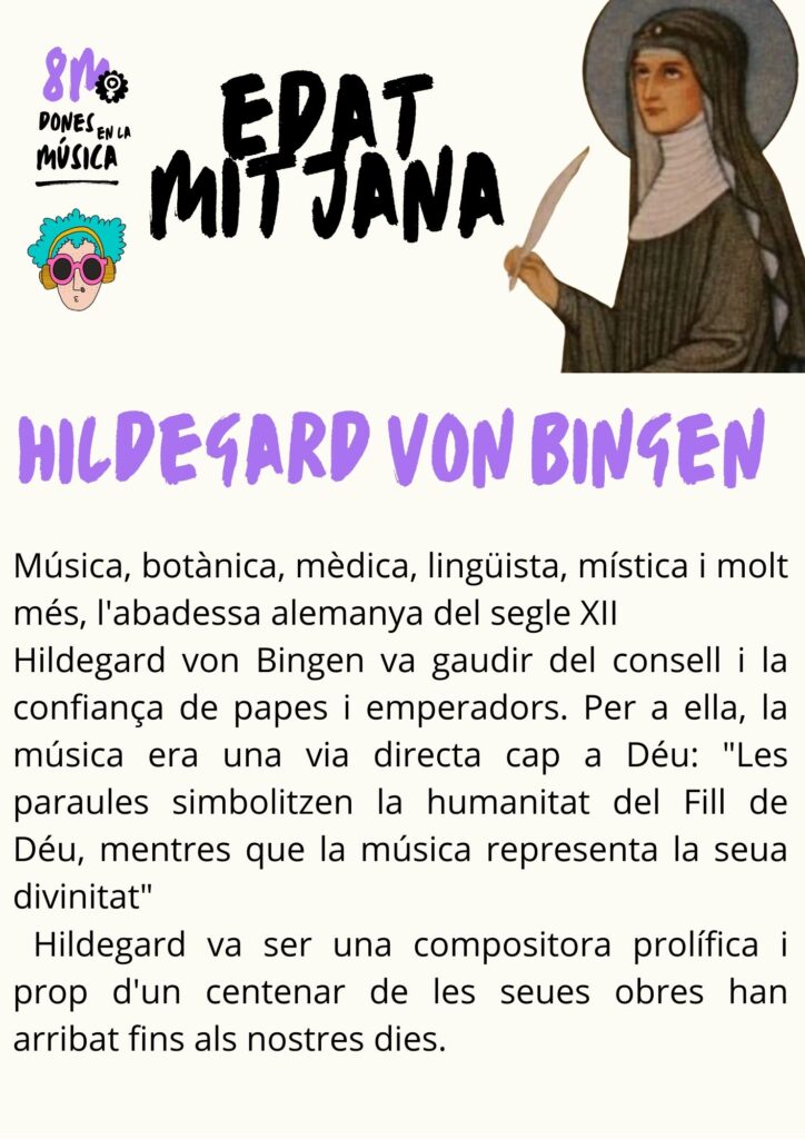 Dones en la música. Especial 8M